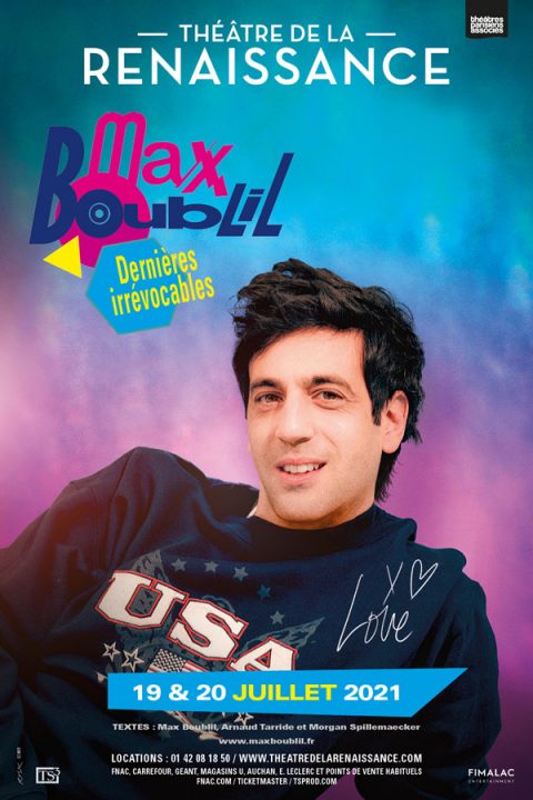 Max Boublil - Théâtre de la Renaissance